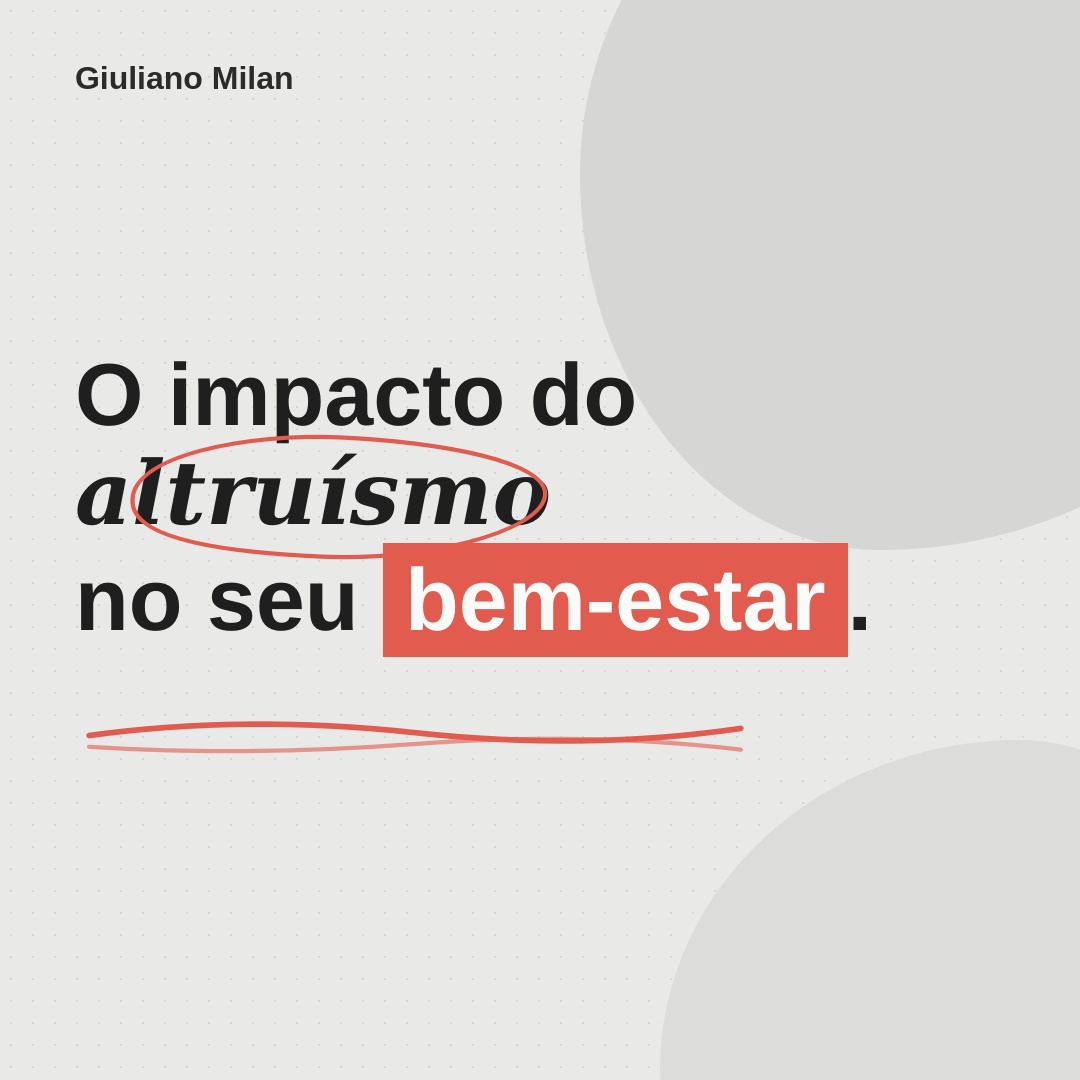 O Impacto do Altruísmo no Bem-estar Físico, Mental e Emocional