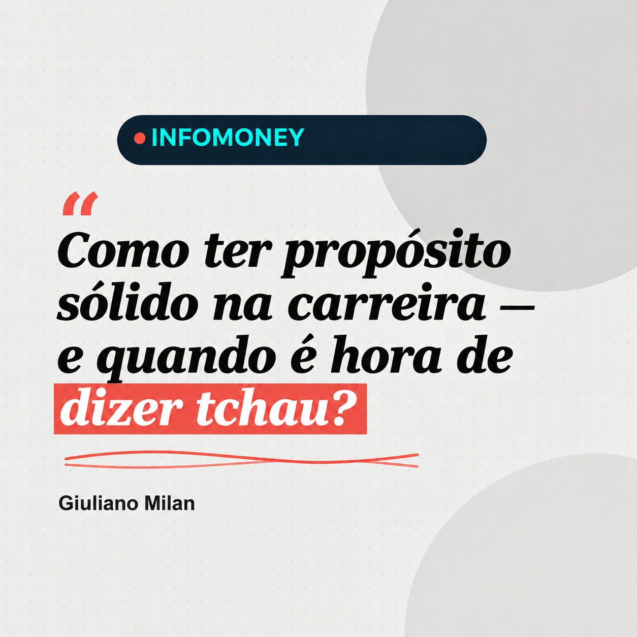 Entrevista Infomoney – 2022